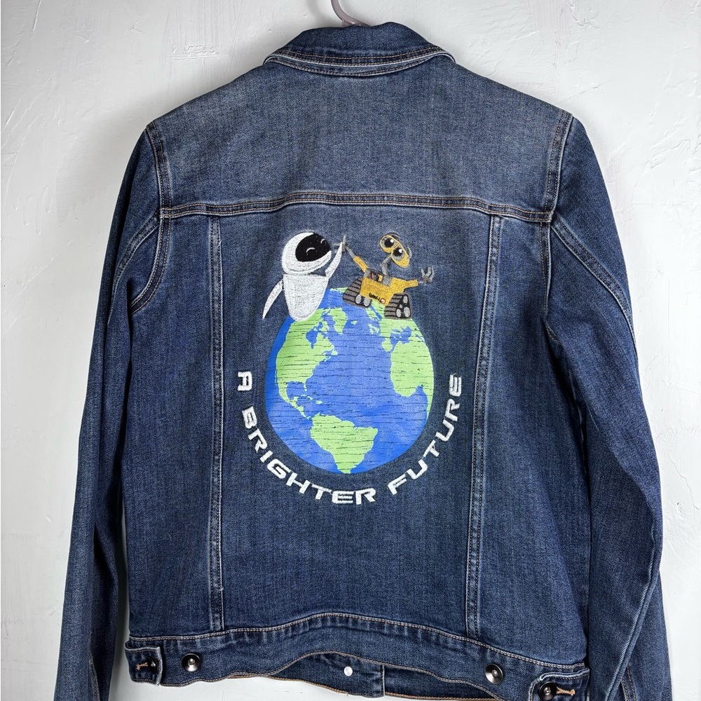 Disney Pixar WALL-E Women’s Embroidered Denim Jacket